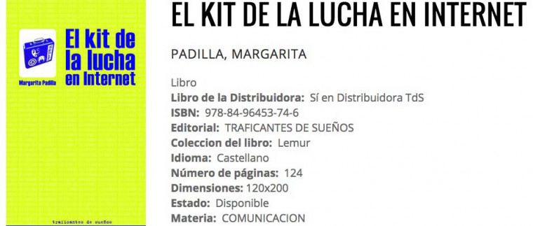 libro el kit de la lucha en internet